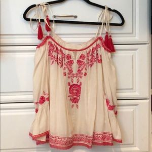 Off the shoulder blouse